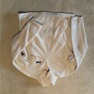 Cream Patagonia Fleece Jacket